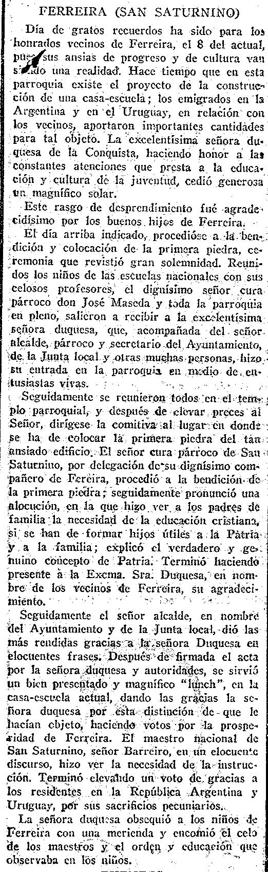 cronica-da-colocacion-da-primeira-pedra-na-escola-de-ferreira-ideal-gallego-10-10-1925