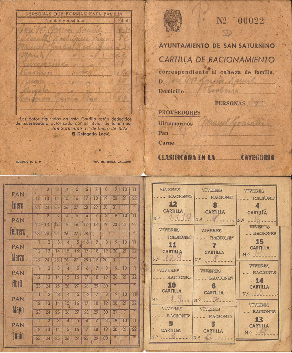 cartilla-de-racionamento-san-sadurnino-1943